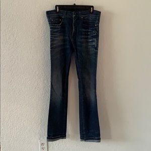 Neil Barrett men’s distressed denim